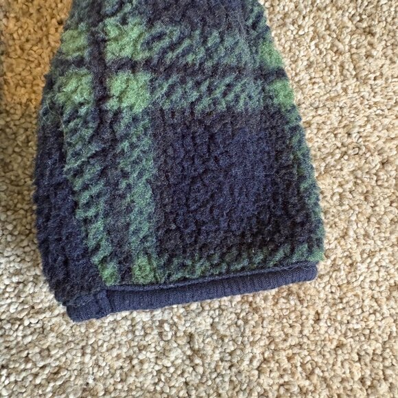 Toddler Fleece Zip Up Sweater Jacket Blue 3T plaid Pl Kids - Picture 4 of 10